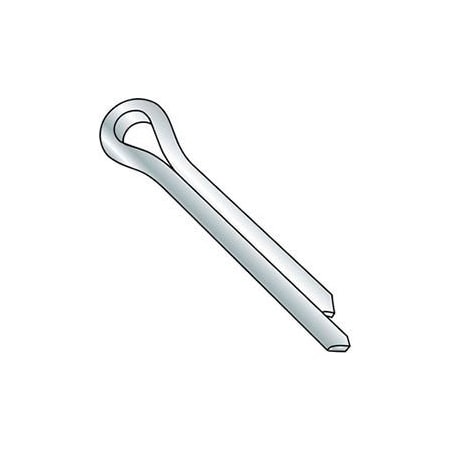 M1.6 X 10mm Cotter Pin - Steel - Zinc - DIN 125B - Pkg Of 100